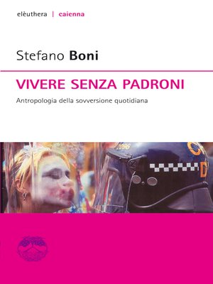 cover image of Vivere senza padroni